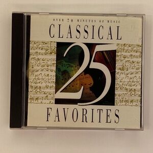 Classical 25 Favorites music CD